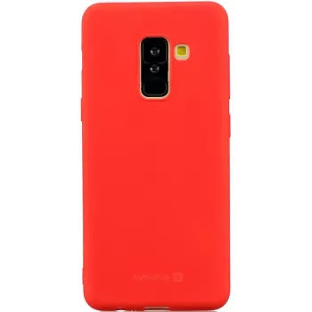Evelatus Samsung Galaxy A6 Plus 2018 Nano Silicone Case Soft Touch TPU rood
