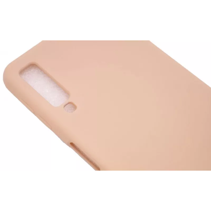 Evelatus Samsung Galaxy A7 2018 Nano Silicone Case Soft Touch TPU roze zand