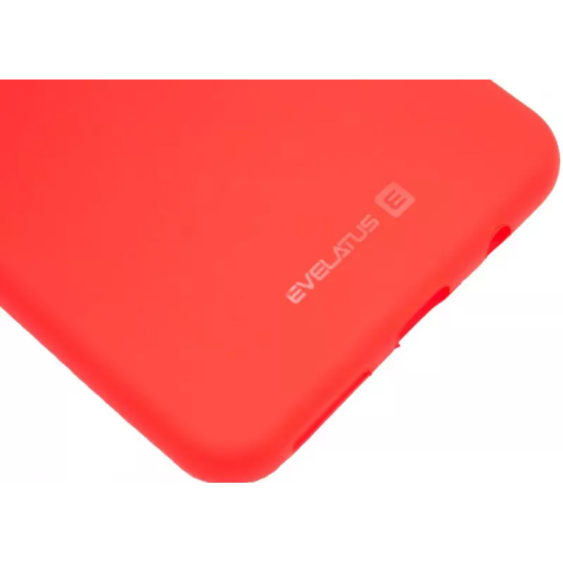 Evelatus Samsung Galaxy A7 2018 nano siliconen hoesje soft touch TPU rood
