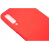 Evelatus Samsung Galaxy A7 2018 nano siliconen hoesje soft touch TPU rood