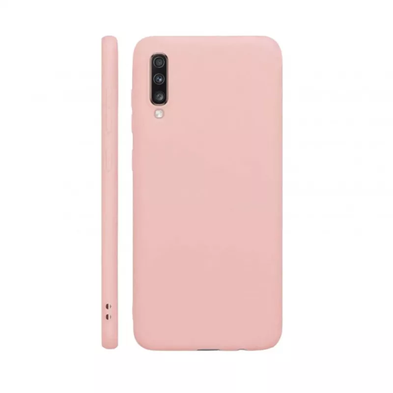 Evelatus Samsung Galaxy A70 Nano Siliconen Case Soft Touch TPU Beige