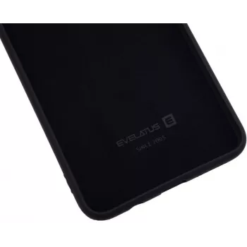 Evelatus Samsung Galaxy A70 nano siliconen hoesje soft touch TPU zwart