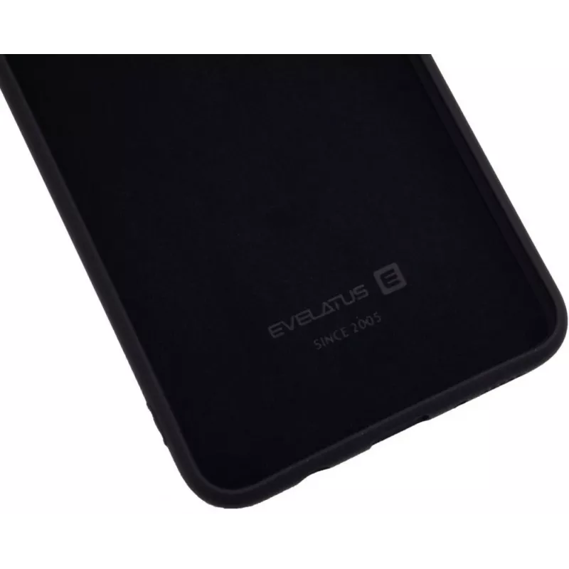 Evelatus Samsung Galaxy A70 nano siliconen hoesje soft touch TPU zwart