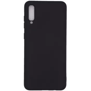 Evelatus Samsung Galaxy A70 nano siliconen hoesje soft touch TPU zwart