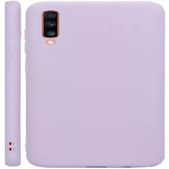 Evelatus Samsung Galaxy A70 nano siliconen hoesje soft touch TPU blauw