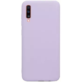 Evelatus Samsung Galaxy A70 nano siliconen hoesje soft touch TPU blauw
