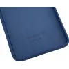 Evelatus Samsung Galaxy A70 nano siliconenhoesje soft touch TPU donkerblauw