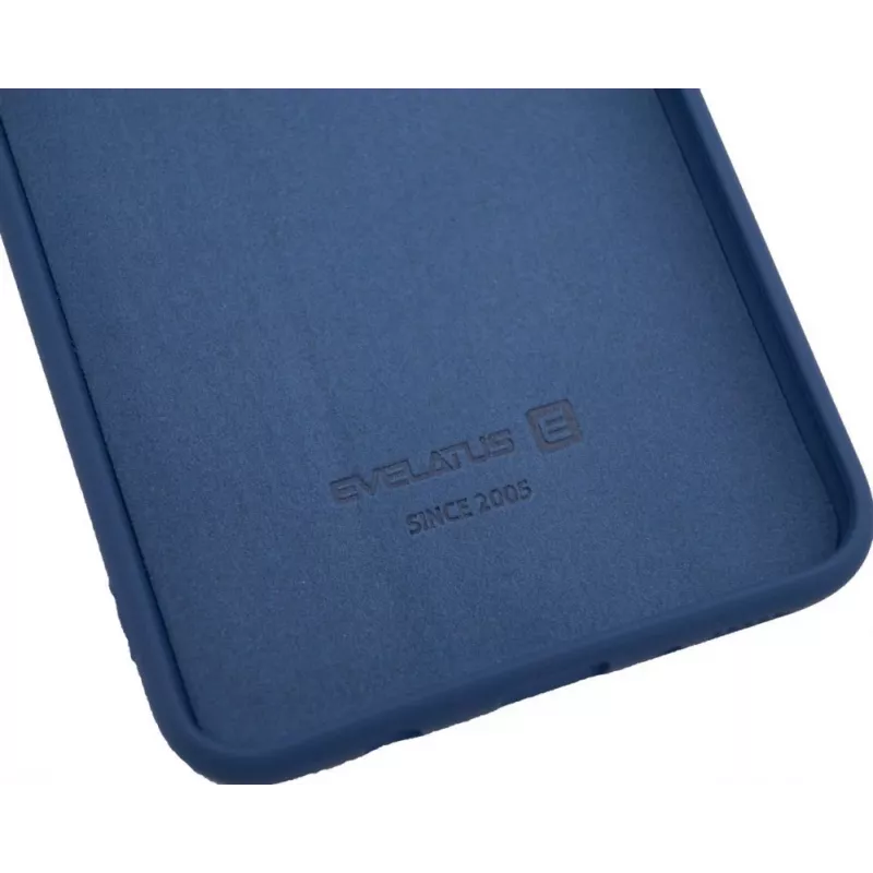 Evelatus Samsung Galaxy A70 nano siliconenhoesje soft touch TPU donkerblauw