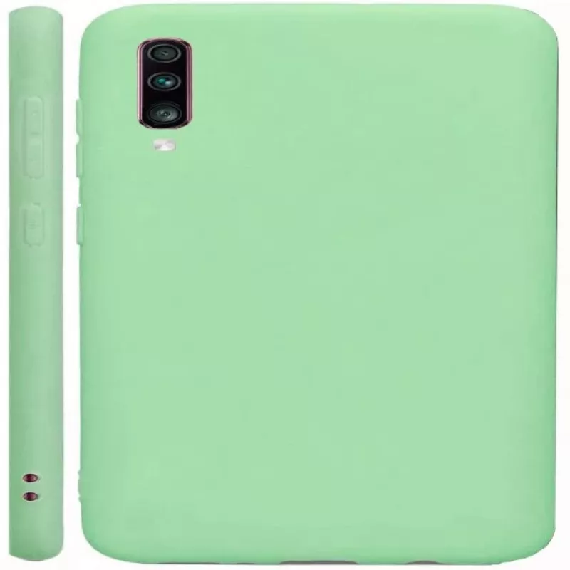 Evelatus Samsung Galaxy A70 Nano siliconehoesje Soft Touch TPU mint