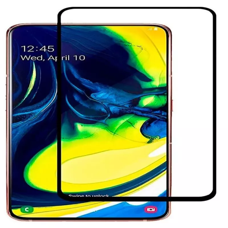 EVELATUS Samsung Galaxy A90 0,33 mm Flat Clear Tempered Glass Screen Protector met Japan Glue en Anti-Static Layer