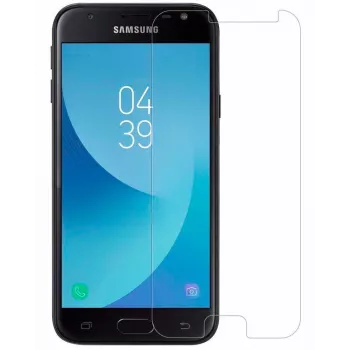 EVELATUS Samsung Galaxy J3 (2017) achterkanthoes siliconen hoesje zwart