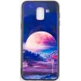 Evelatus Samsung Galaxy J6 (2018) Picture Glass Case 2 - achterkant van gehard glas