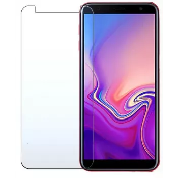 Evelatus Samsung Galaxy J6 Plus 0,33 mm Flat Clear Tempered Glas Screenprotector met Japan Glue Anti-Statisch