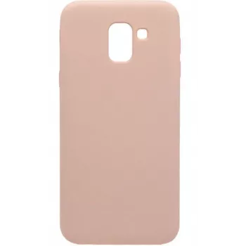 Evelatus Samsung Galaxy J6+ siliconen hoesje pink sand