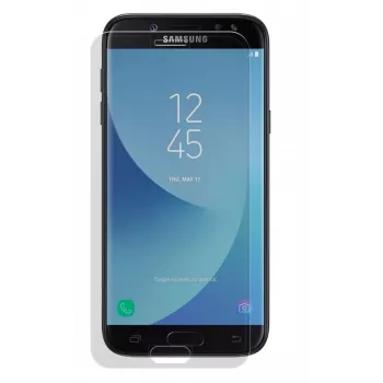 Evelatus Samsung Galaxy J7 (2017) J730 0,33 mm Vlak Transparant Displayschermfolie van gehard glas met Japanse lijm, antistatisch