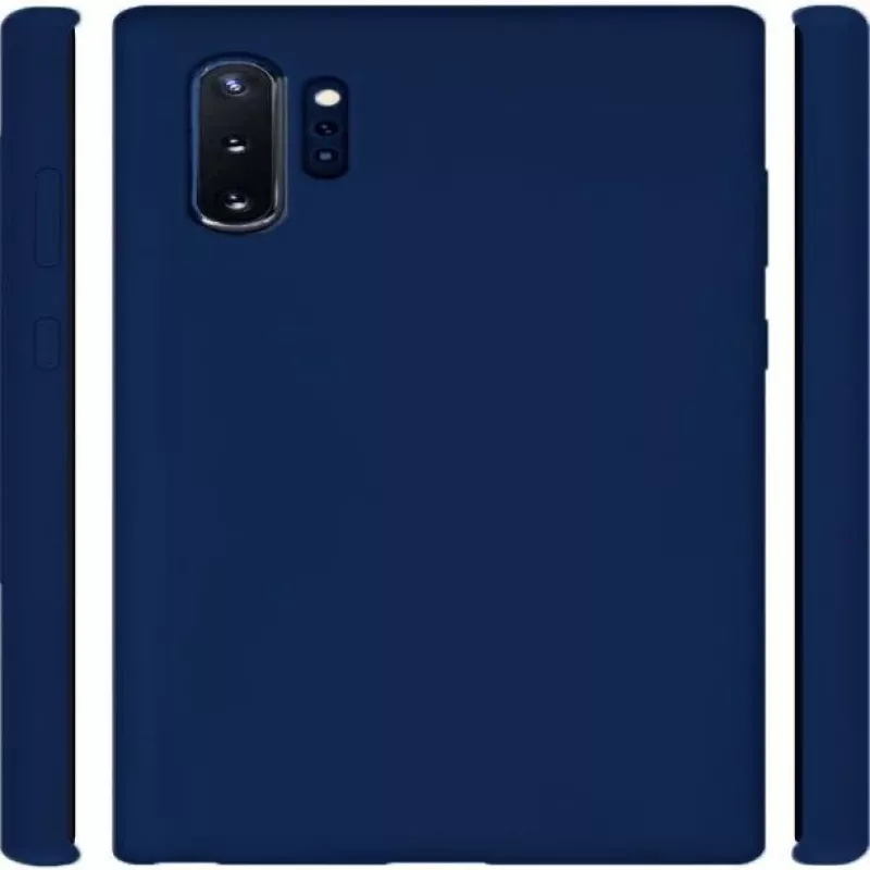 Evelatus Samsung Galaxy Note 10 Plus nano-siliconen hoes soft touch TPU blauw