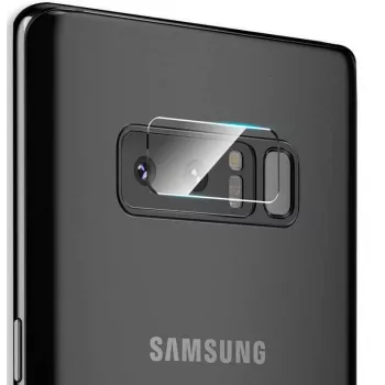 Evelatus Samsung Galaxy Note 9 achtercamera glaslenzen vervanging - transparant met zwart frame
