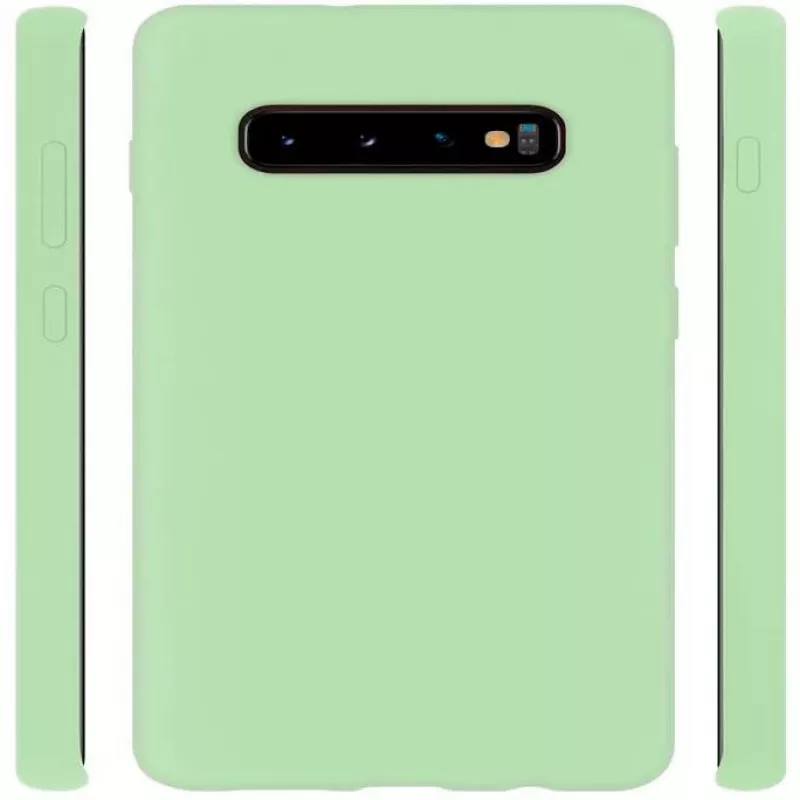 Evelatus Samsung Galaxy S10 nano siliconenhoesje soft touch TPU mint