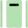 Evelatus Samsung Galaxy S10+ nano-siliconen hoesje Soft Touch TPU mint