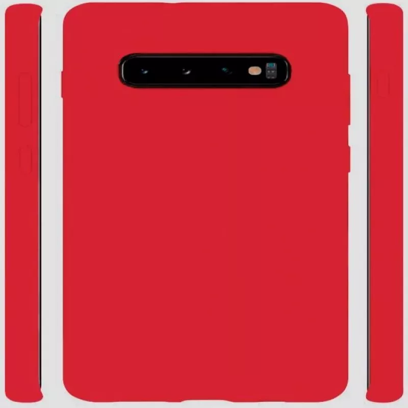 Evelatus Samsung Galaxy S10 Nano Siliconen Hoesje Soft Touch TPU Rood
