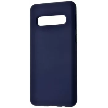 Evelatus Samsung Galaxy S10 Plus Premium Soft Touch siliconenhoes middernachtblauw