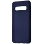 Evelatus Samsung Galaxy S10 Plus Premium Soft Touch siliconenhoes middernachtblauw