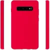 Evelatus Samsung Galaxy S10 Plus zachte siliconen hoesje rood