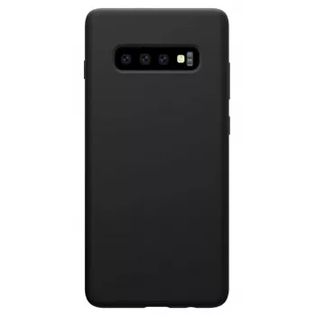 Evelatus Samsung Galaxy S10 Premium Soft Touch siliconen hoesje zwart