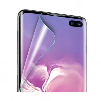 Evelatus Samsung Galaxy S10 TPU displayschermfolie – volledig oppervlak, zelfherstellend, ultratransparant