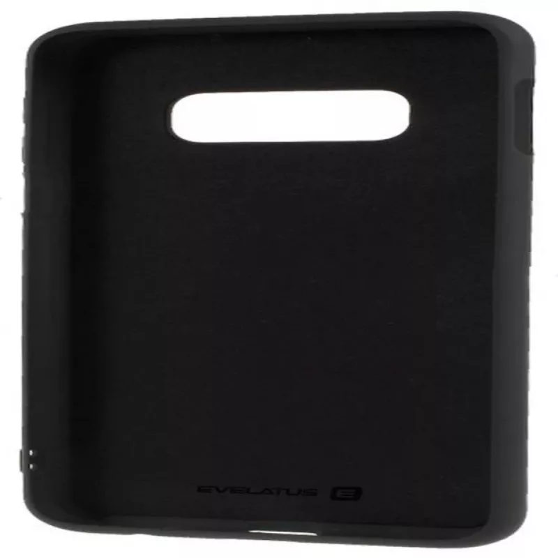 Evelatus Samsung Galaxy S10e Nano Siliconen Hoesje Soft Touch TPU Zwart