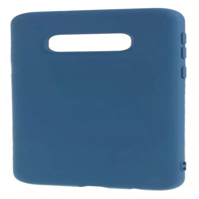 Evelatus Samsung Galaxy S10e Nano silicone case Soft Touch TPU donkerblauw