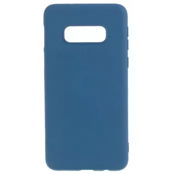 Evelatus Samsung Galaxy S10e Nano silicone case Soft Touch TPU donkerblauw