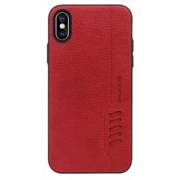 Evelatus Samsung Galaxy S10e Shooter Red hybride beschermhoesje met kickstand en finger ring holder