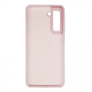 Evelatus Samsung Galaxy S21 FE nano siliconen hoes soft touch TPU beige