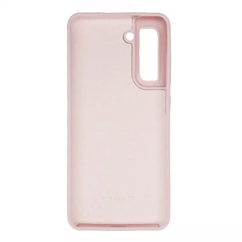 Evelatus Samsung Galaxy S21 FE nano siliconen hoes soft touch TPU beige