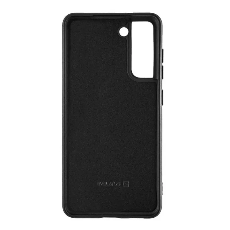 Evelatus Samsung Galaxy S21 FE Nano siliconenhoes soft touch TPU zwart