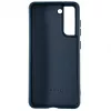 Evelatus Samsung Galaxy S21 FE Nano silicone hoesje Soft Touch TPU blauw