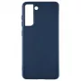 Evelatus Samsung Galaxy S21 FE Nano silicone hoesje Soft Touch TPU blauw