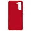 Evelatus Samsung Galaxy S21 FE Nano Siliconen Hoesje Soft Touch TPU Rood