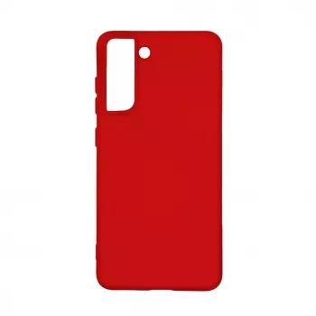 Evelatus Samsung Galaxy S21 nano-siliconenhoesje Soft Touch TPU rood
