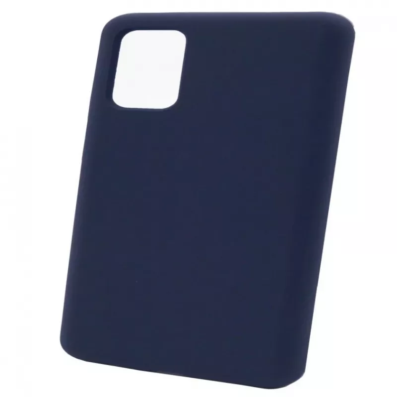 Evelatus Samsung Galaxy S21 Plus Premium Soft Touch Siliconen Hoesje Midnight Blue