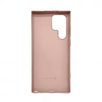 Evelatus Samsung Galaxy S22 Ultra Nano Siliconen Hoesje Soft Touch TPU Beige
