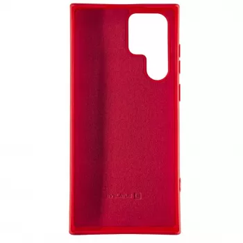 Evelatus Samsung Galaxy S22 Ultra premium soft-touch siliconenhoesje Chinees rood