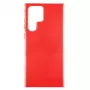 Evelatus Samsung Galaxy S22 Ultra premium soft-touch siliconenhoesje Chinees rood