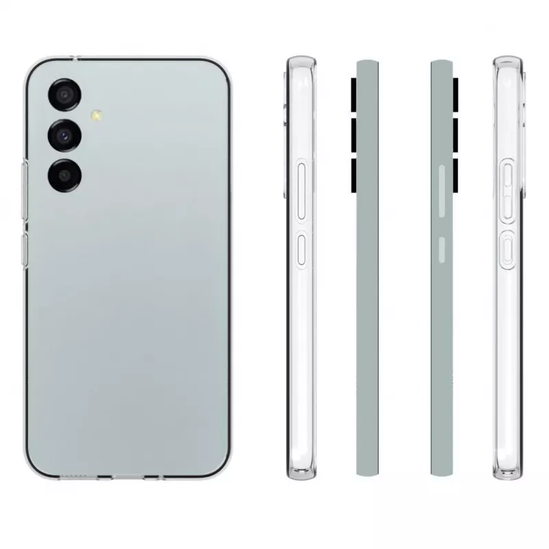 Evelatus Samsung Galaxy S23 helder siliconenhoesje 1,5 mm TPU transparant