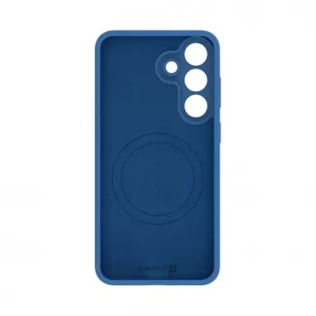 Evelatus Samsung Galaxy S26 FE Premium Magnetische Soft-Touch Siliconenhoes Marineblauw