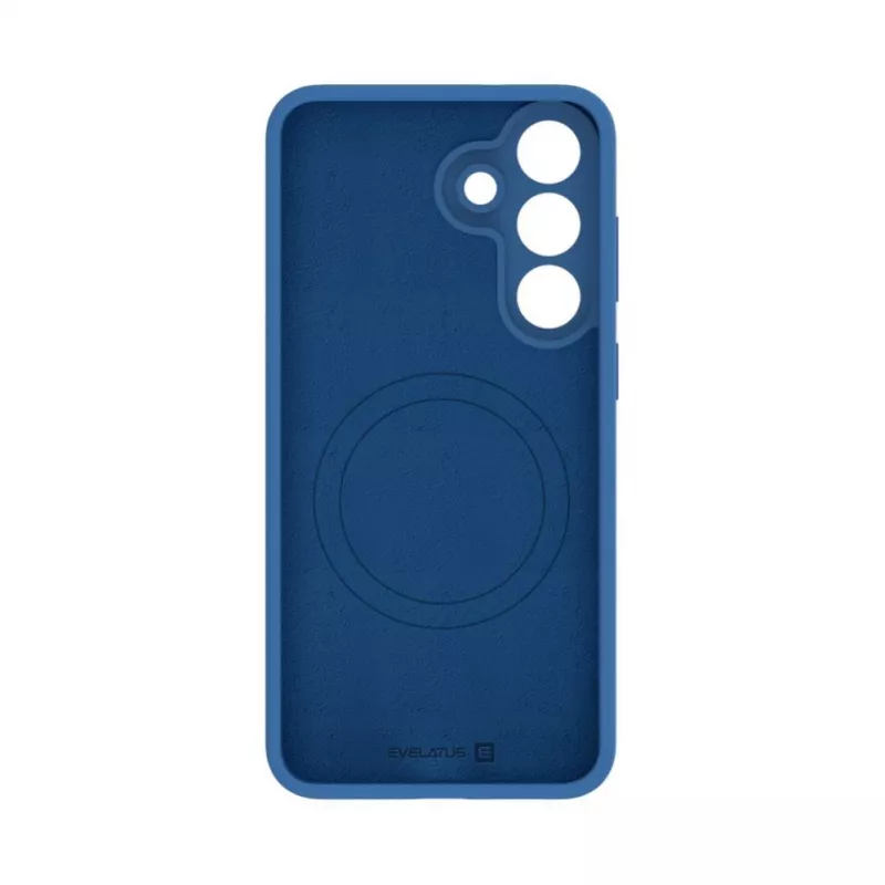 Evelatus Samsung Galaxy S26 FE Premium Magnetische Soft-Touch Siliconenhoes Marineblauw