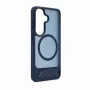Evelatus Samsung Galaxy S26 gerubberd MagSafe-hoesje met standaard navy blue