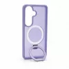 Evelatus Samsung Galaxy S26 Shield-hoesje met MagSafe & standaard, matte ring, lavendelpaars