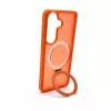 Evelatus Samsung Galaxy S26 Shield-hoesje met MagSafe & standaard matte ring oranje